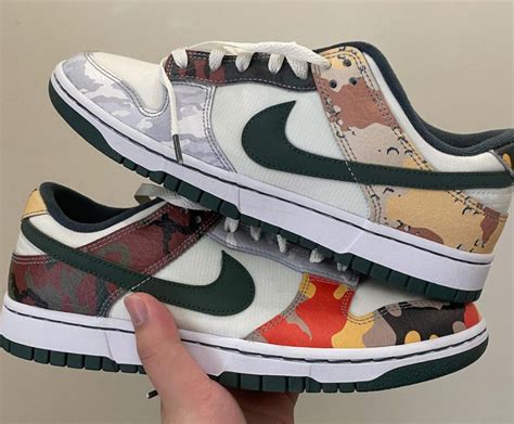 camo dunks low